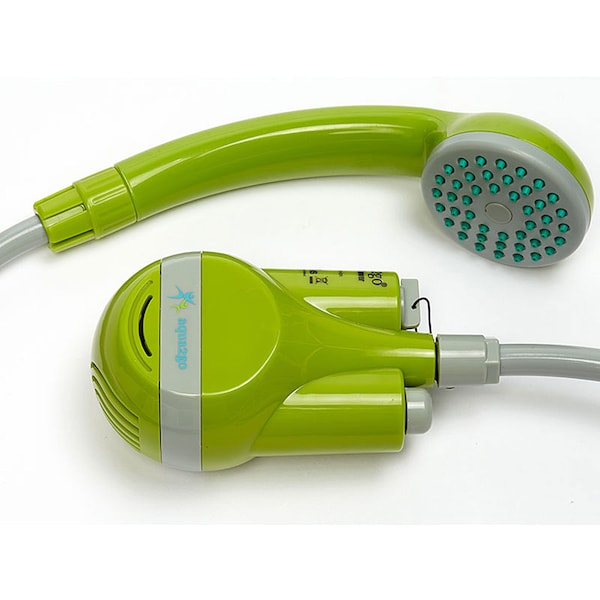 rechargeable battery camping shower